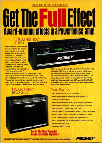 Peavey trans fex pro original - trans,