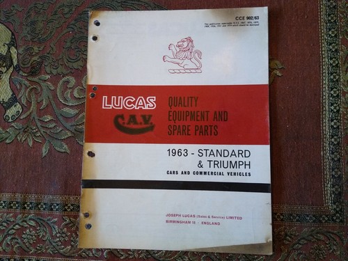 Lucas spare parts - spare, list
