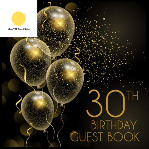 30th birthday guest book - 30th,