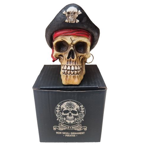 Gothic skull ornament pirate - ornament,