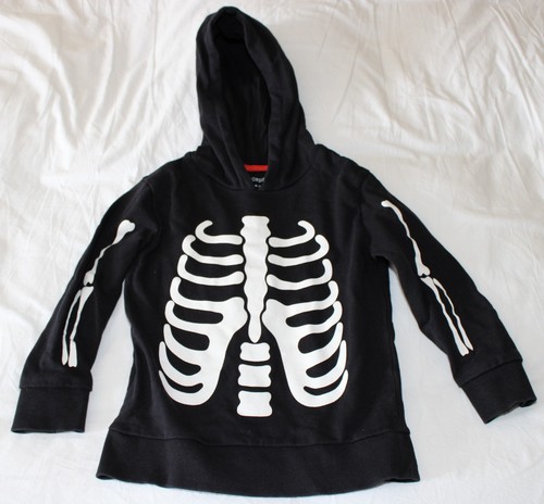 Black skeleton hoodie - ,
