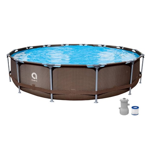 Summer waves 12ft round - 12ft, frame