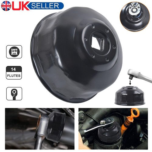 Oil filter removal and - 3/8",