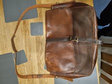 John Shooter Leather Messenger Bag
