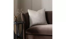 SAVE 50% 4 X Habitat Velvet Cushions - Champagne - 55x55cm (2228)