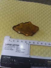 Baltic Amber Stone Brooch –