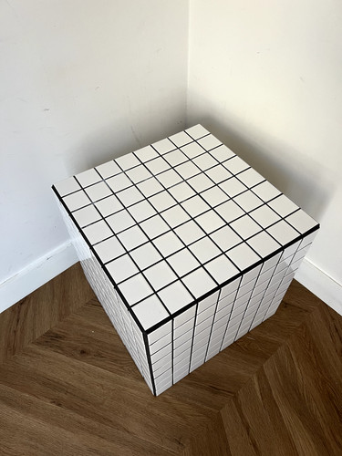 Ebtd tiled cube side table - ebtd,