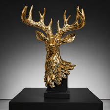 Resin Deer Head Statue Stag