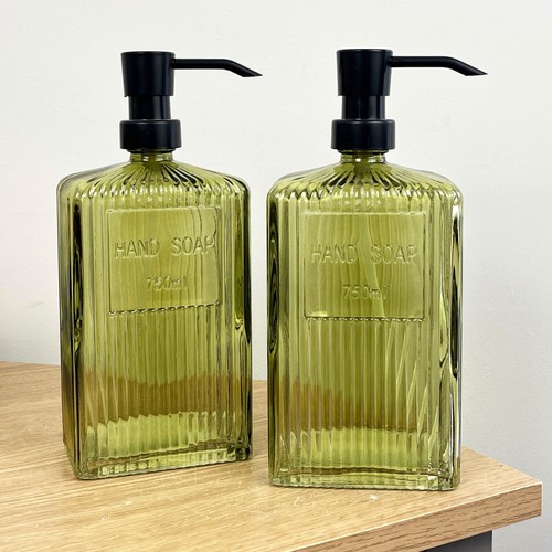 Glass soap lotion dispenser - glass,