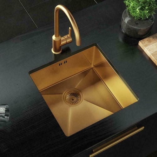 Gold stainless steel handmade - steel,