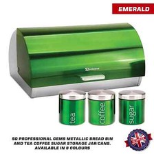 4PC Bread Bin Canister Set