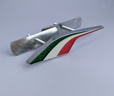 Italy Chrome Tricolore Flag