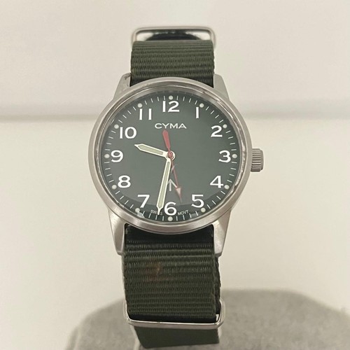 Cyma royal navy military watch - navy,