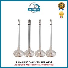 EXHAUST VALVES SET OF 4 FOR