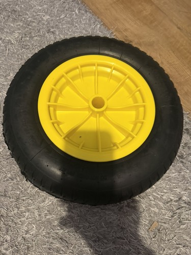 Wheelbarrow wheel black - 14",