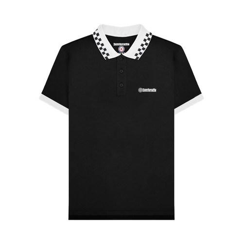 Lambretta mens checkered polo - lambretta,