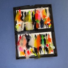 A COLLECTION OF GREAT QUALITY OF TROUT LURES IN FLY BOX
