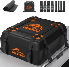 BOYUJK Black Waterproof Car Roof Bag – 425L | No Rack Needed | Soft Cargo Box