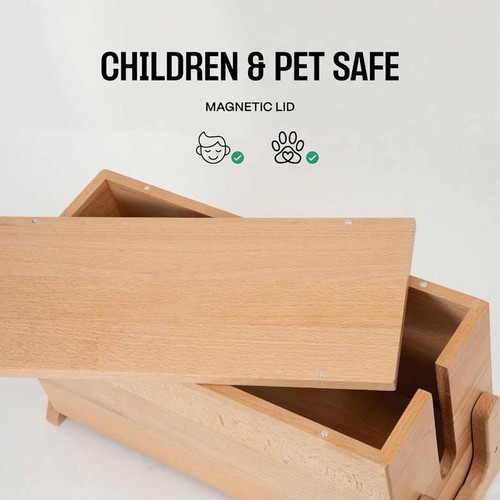 Wooden cable management box - management,