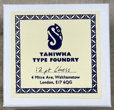 Letterpress Type - 12pt