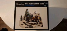 Christmas Festive Train Scene
