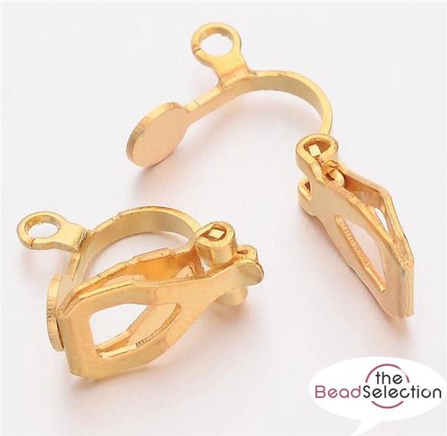 Clip earrings with loops - on,