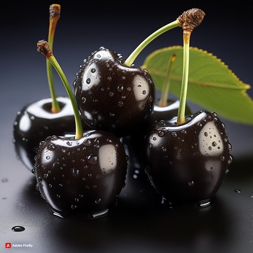 Black cherry flavouring - black,