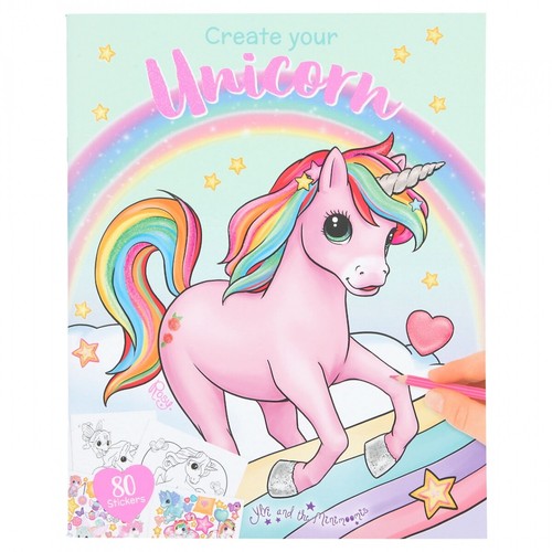 Create your unicorn - unicorn, colouring