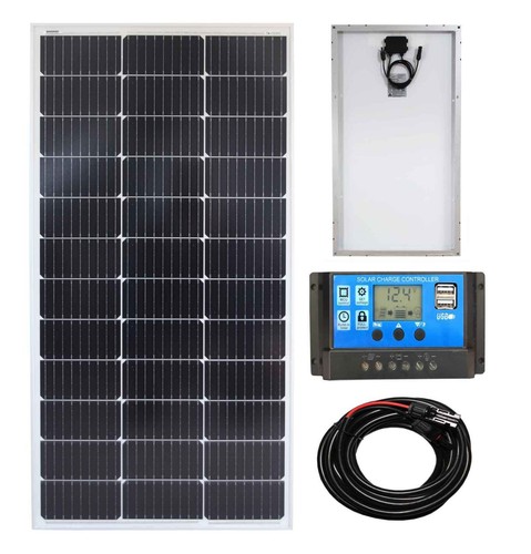100w mono solar - 100w, battery