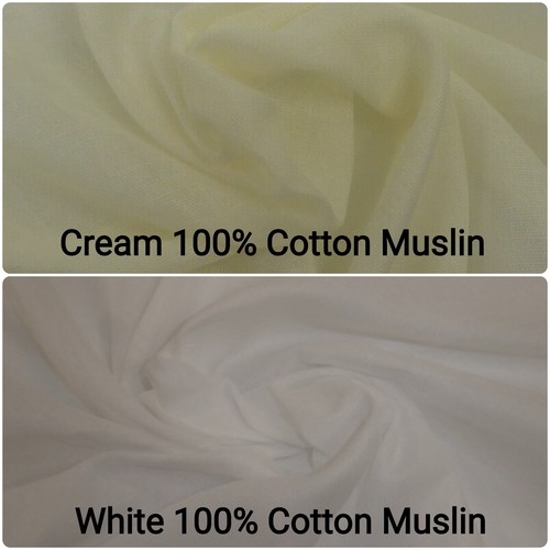 Cotton muslin fabric - cotton, 150cm