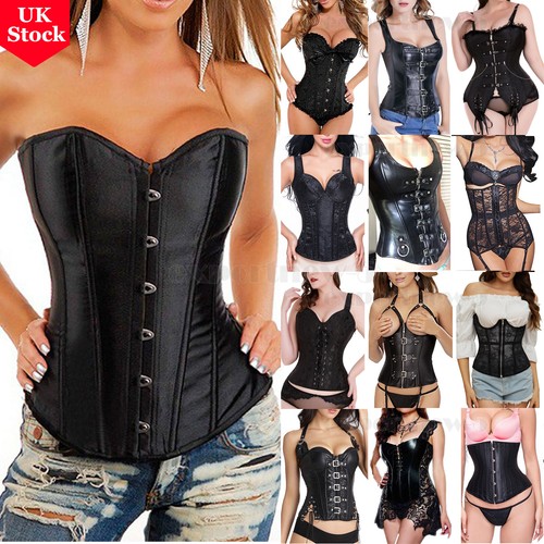 Womens boned corset - boned, underbust