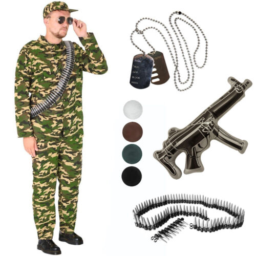 Army man fancy dress - fancy, outfit