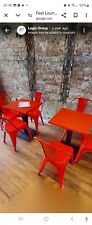 bistro tables × 12 and 24 × chairs