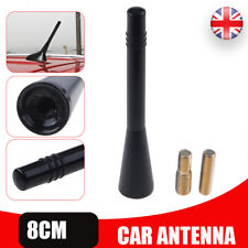 3" Black Car Auto Aerial Bee Sting Mast Antenna Ariel Arial Mini Stubby Short UK