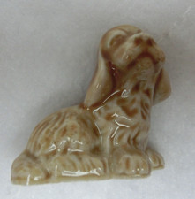 Wade Whimsies Brown Cocker Spaniel Figurine Animal Series Sitting Dog Puppy