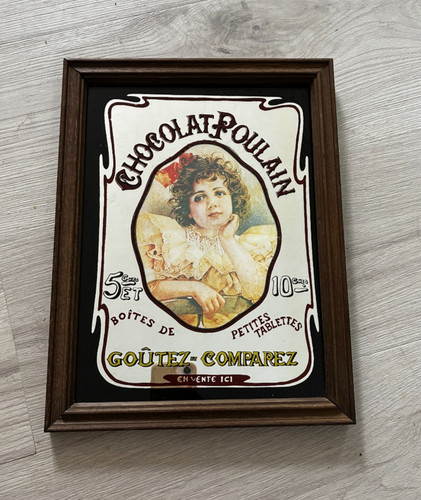 Chocolat poulain wall mirror - chocolat,