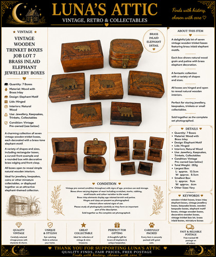 Vintage wooden trinket - vintage,