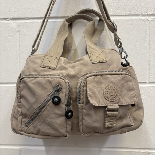 Kipling beige multi pocket - beige,