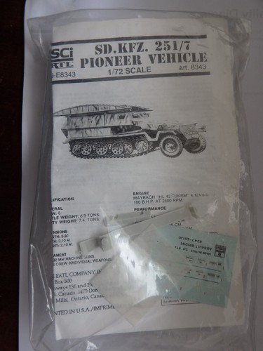 Bagged esci ertl kfz 251 - bagged, kfz.251/7