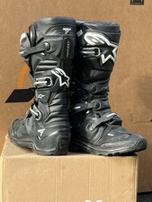 ALPINESTAR TECH 7 OFFROAD MOTOCROSS BOOTS, UK11 US12 EU47, BLACK/WHITE, G104