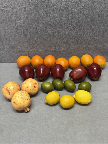 Vintage faux fruit lot mixed - vintage,
