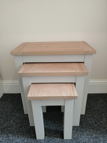 Two tone nest tables - tone,