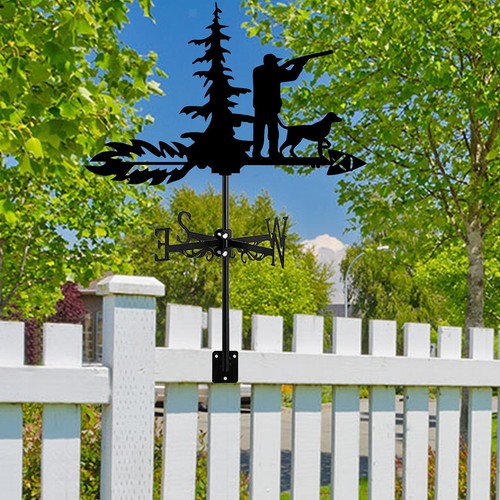 Man dog weathervane - dog, farm