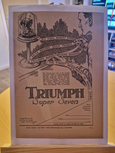 Original 1929 triumph - original,