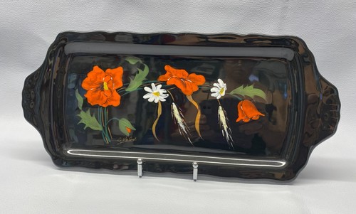 Vtg longwy black - longwy, enamel