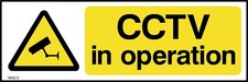 CCTV in operation Sign or