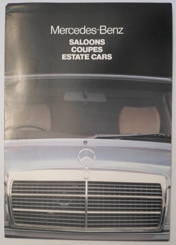 Mercedes benz range orig 1983 - benz,