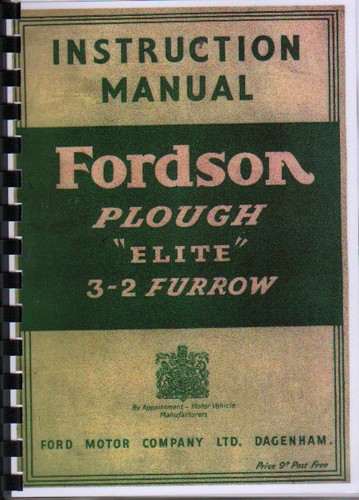 Fordson elite 2 furrow - fordson, "elite"