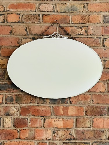Vintage 1950s frameless mirror - 1950s,