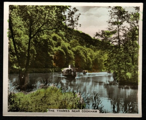 Tobacco card hill views of - hill,views,